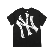 MLB Korea Monogram Unisex Street Style Logo T-Shirts (3ATSM0233